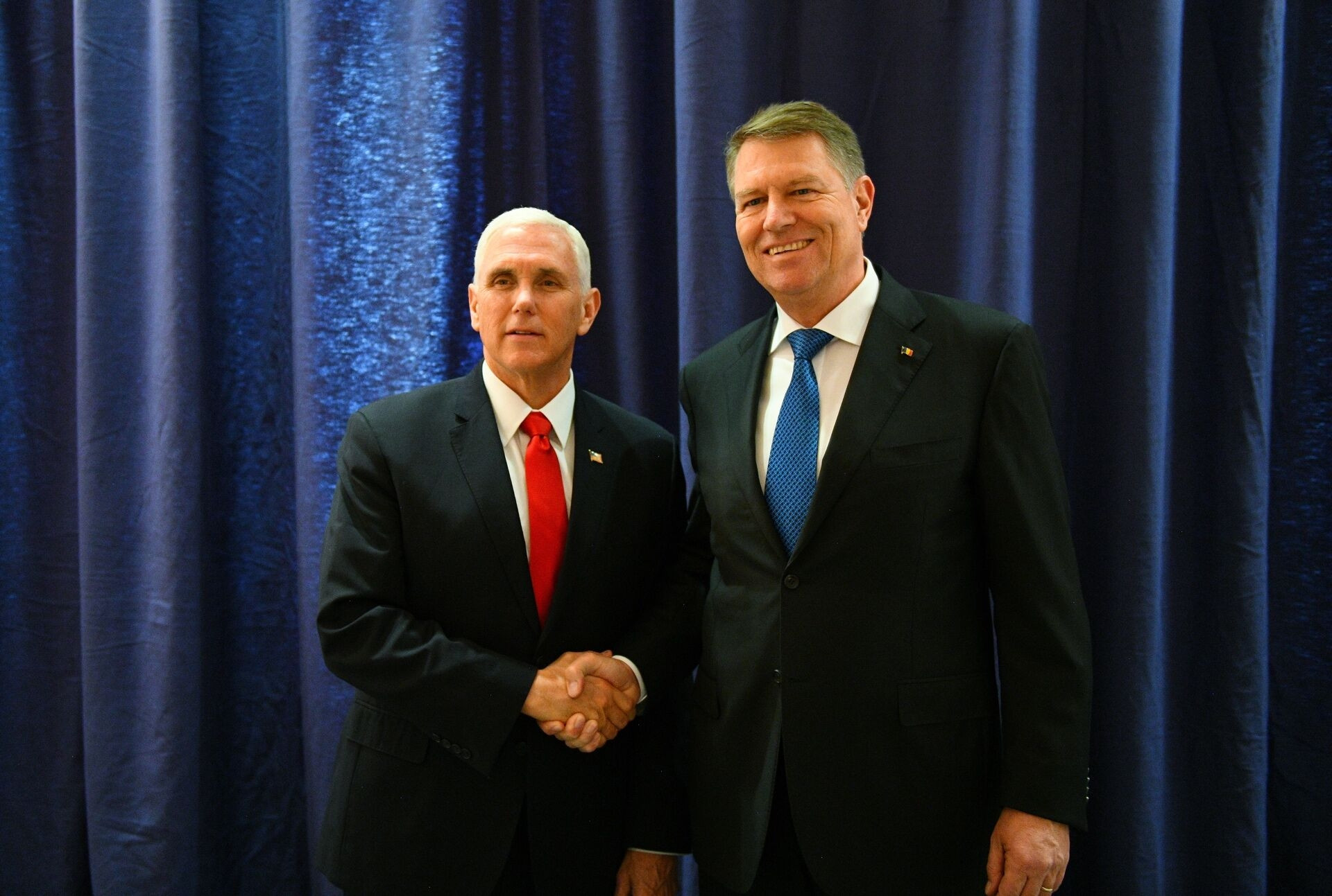 Klaus Iohannis, Mike Pence