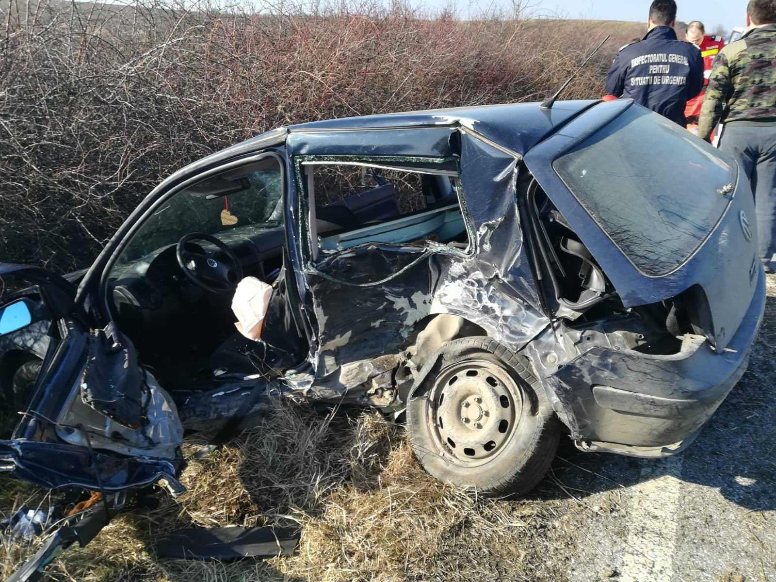 Accident cumplit în Arad, duminică după amiază. Scene terifiante găsite la fața locului