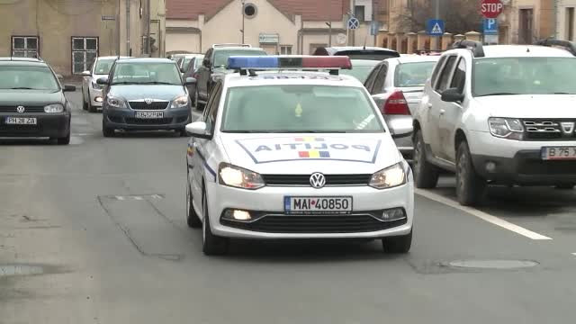 Accident în București cu o mașină de poliție din coloana oficială a unui diplomat străin