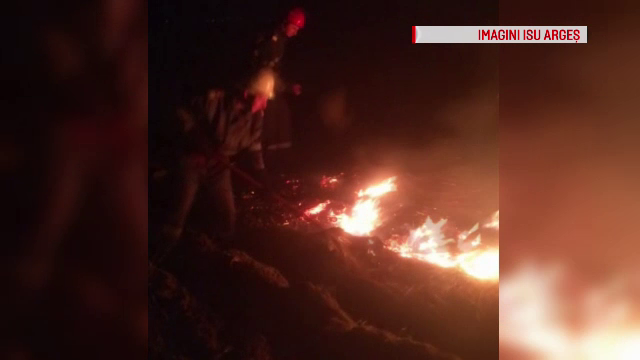 Incendii scăpate de sub control în Bârlad. Oamenii au dat foc la miriște