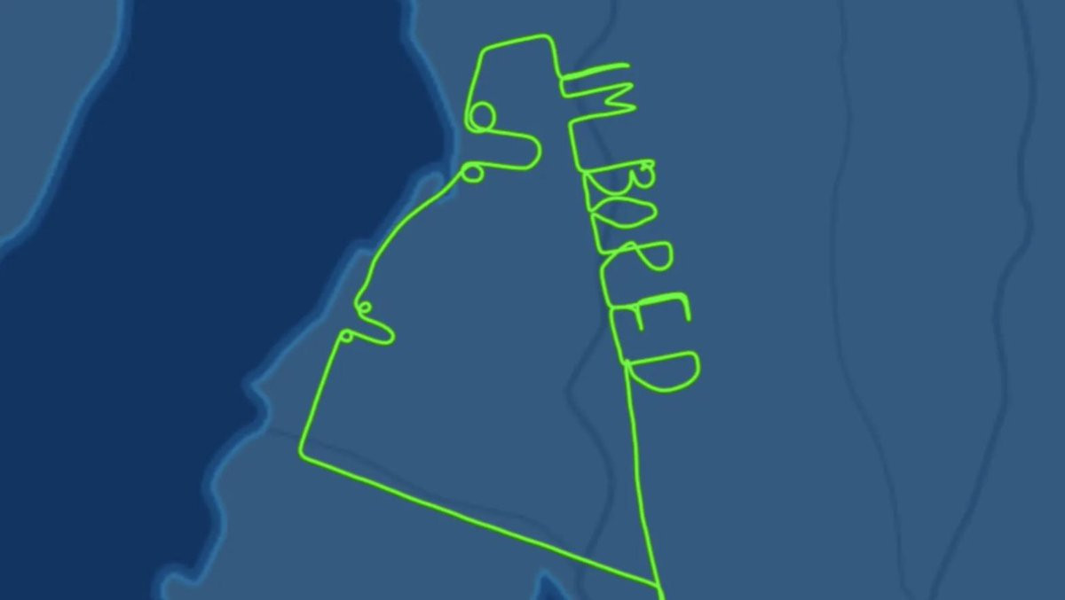 Mesajul lăsat pe cer de un pilot de avion, supărat