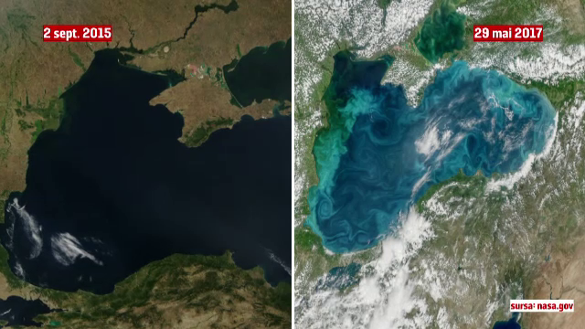 Marea Neagra pozata de NASA