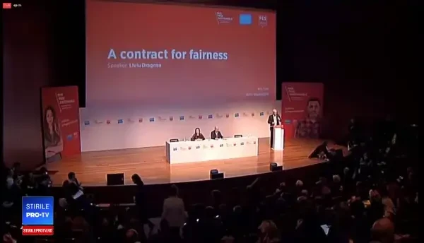 Dragnea la Congresul unde se anunţă candidatura lui Timmermans. "Suntem de partea bună"