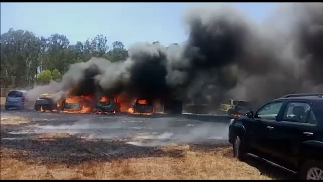 incendiu Aero Show India
