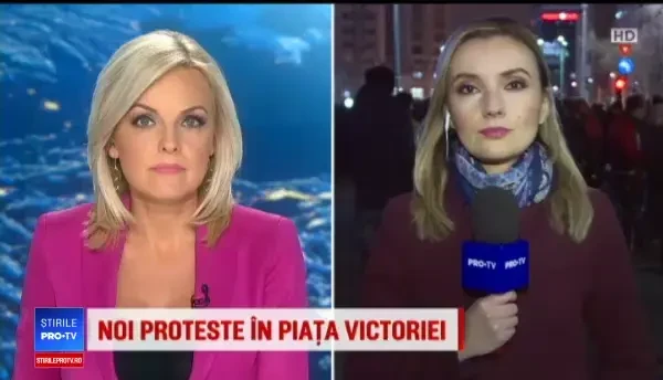 Peste 5000 de persoane protestează în Piața Victoriei față de OUG pe Legile Justiției. FOTO
