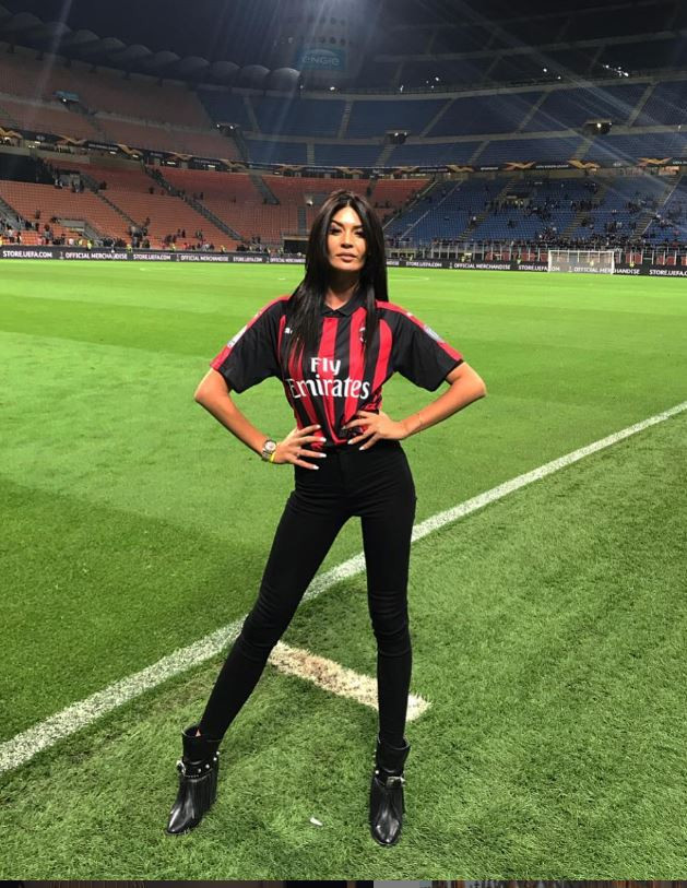 fotomodel romanca ac milan