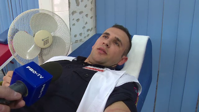 Mobilizare a pompierilor din Bistrița Năsăud: „Știm cât de important este sângele”