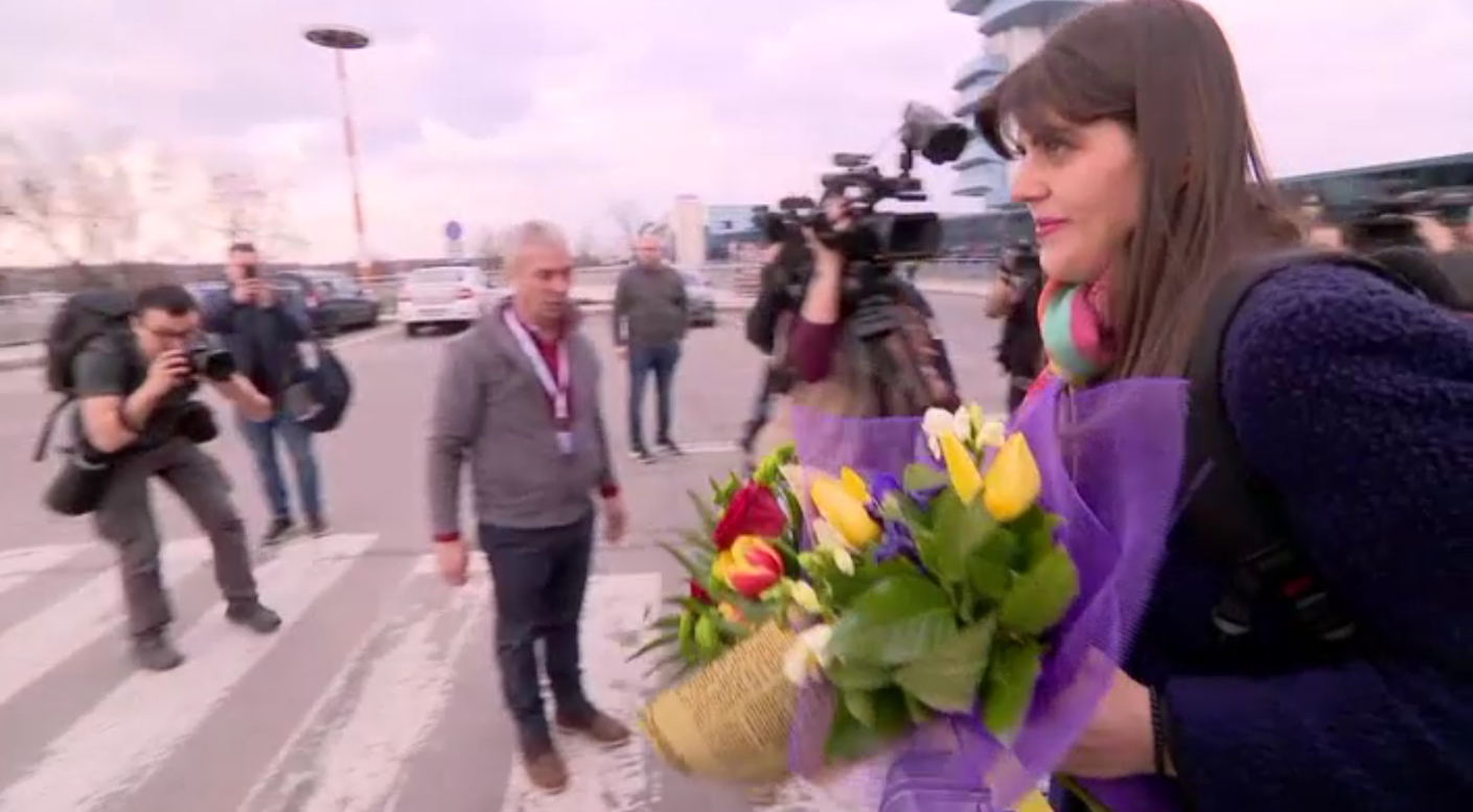 Laura Codruţa Kovesi, la întoarcerea în ţară: "E un vot pentru sistemul de justiţie român"