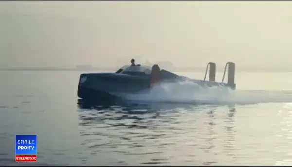 Iahtul "zburător", prezentat la târgul internațional din Emiratele Arabe Unite