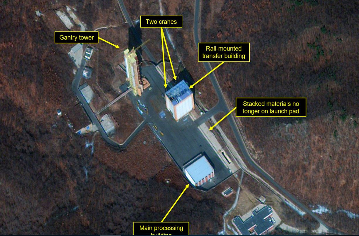 Imagini de la Baza de rachete nucleare Sohae