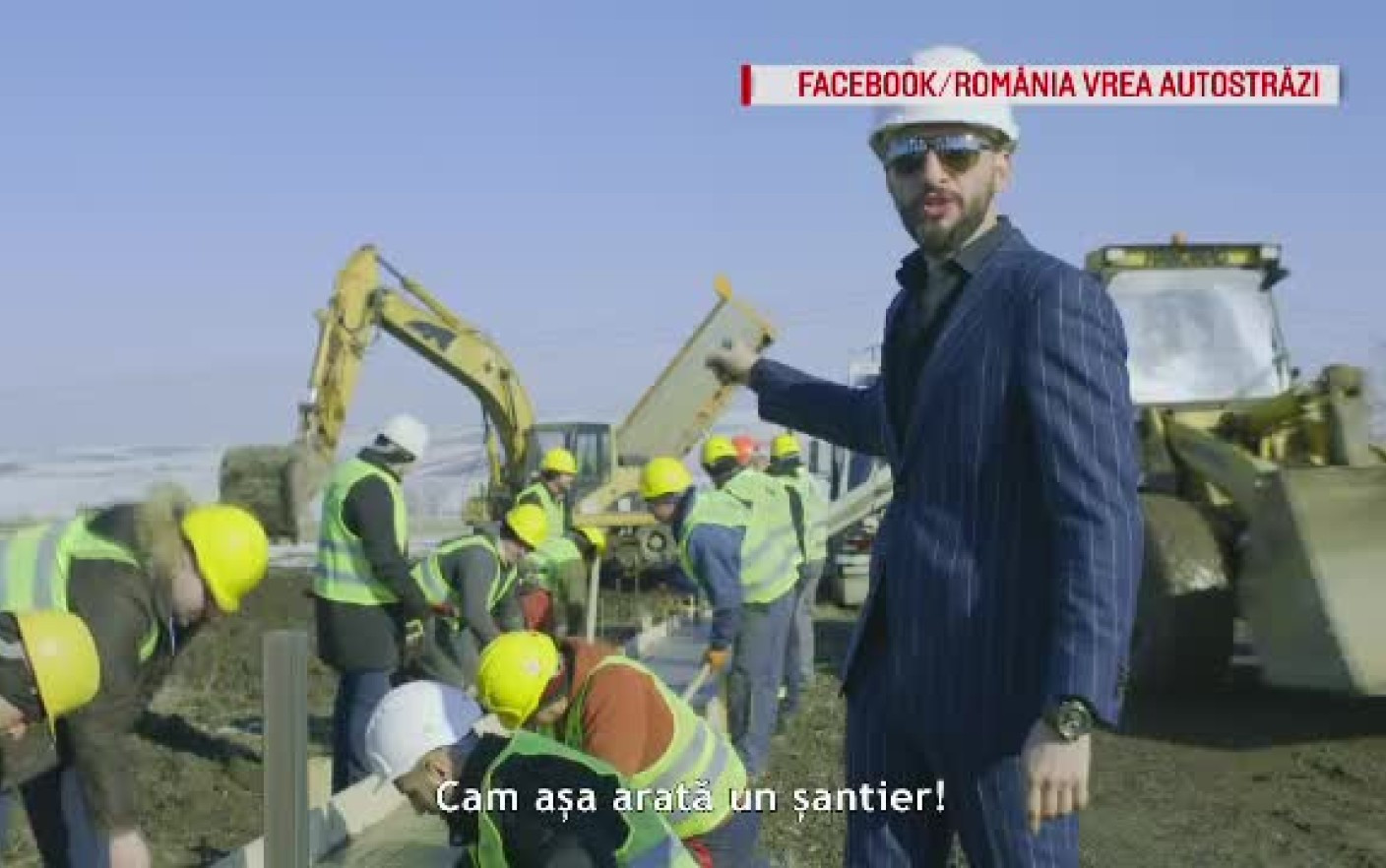 Autostrada de 1 metru a ajuns în Bloomberg. ”Un nou tip de protest în România”