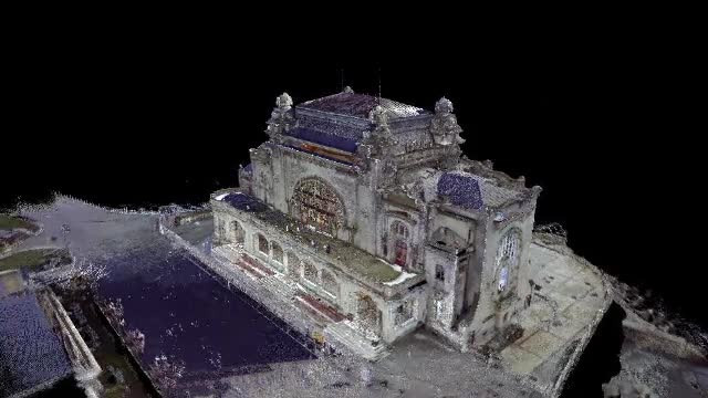 Cazinoul din Constanța, scanat 3D. Turiștii și localnicii dau bani ca să fie reabilitat