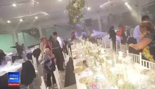 Nuntă de coşmar, după ce o furtună a spart geamurile salonului. Ce au păţit oaspeţii
