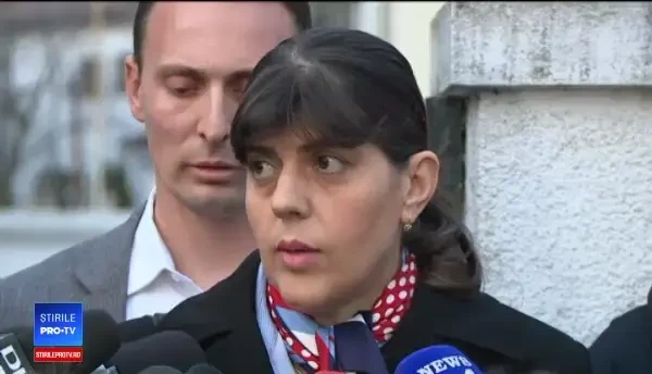 Kovesi, audiată 5 ore şi suspectă într-un nou dosar. Între timp, PE anunţa că o susţine