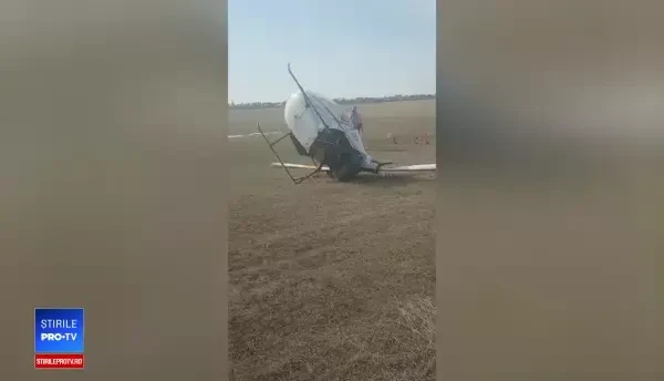 Un elicopter cu doi oameni la bord s-a prăbușit în județul Prahova