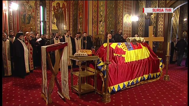 Regele Carol al II-lea, reînhumat în noua Catedrală Arhiepiscopală de la Curtea de Argeş