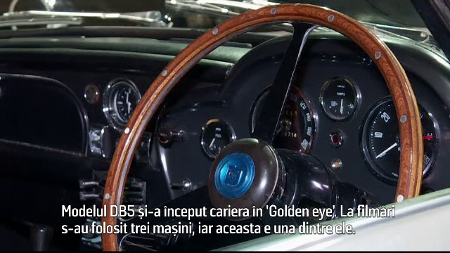 Locul în care vă puteţi urca în maşina lui James Bond. E prima dată când este expusă