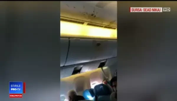 Panică la bordul unui avion care zbura spre New York. 30 de persoane, rănite. VIDEO