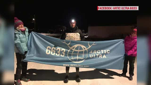 Un clujean a câștigat cursa de 120 de mile a Ultramaratonului de la Polul Nord