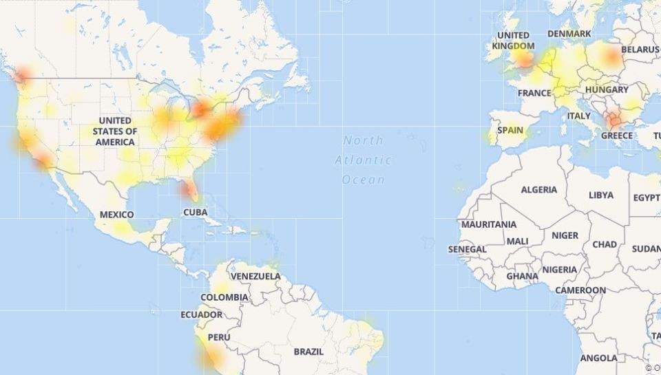 Facebook a picat &icirc;n Rom&acirc;nia și &icirc;n alte țări din lume