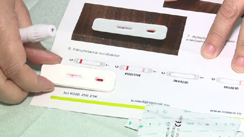 Teste rapide, nedecontate pentru pacienți