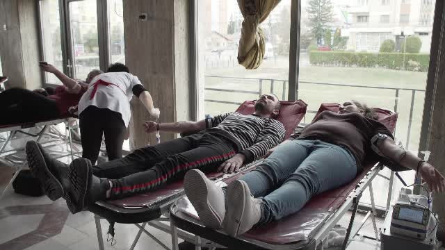 Mobilizare impresionantă pentru donare de sânge, la apelul unei asociații de motocicliști