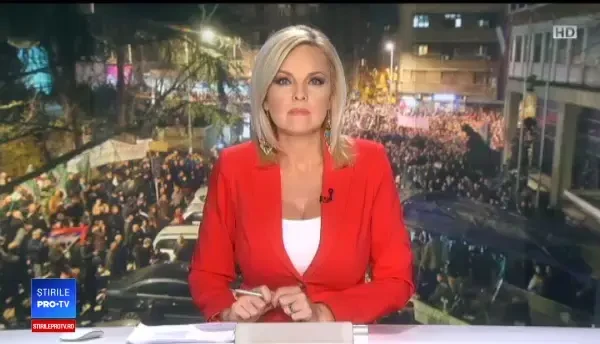 A 4-a lună de proteste în Serbia. Manifestanții au ajuns în sediul televiziunii publice