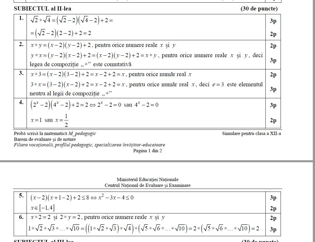 barem mate pedagogic