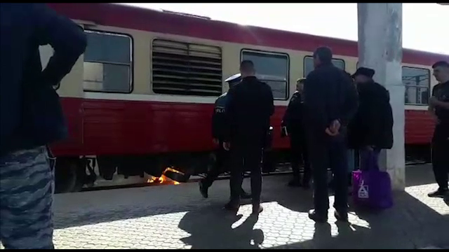 Locomotiva unui tren a deraiat în Brașov. Măsurile luate de CFR