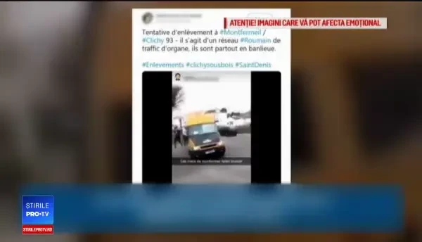 Romi români și bulgari acuzați că răpesc copiii din Paris pentru trafic de organe