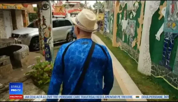 Sătucul impresionant realizat din piese de mozaic de un cubanez, lângă Havana