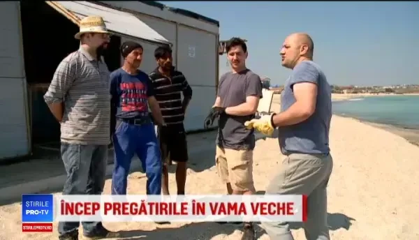 Pregătiri pentru 1 Mai în Vama Veche. ”Locuri” de cazare, doar pe plajă, cu cortul