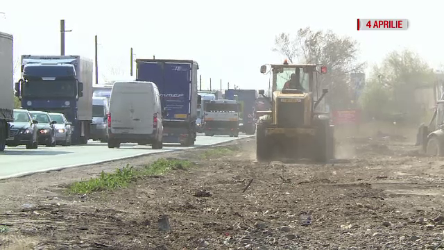 Utilajele de la pasajul Domnești au dispărut după vizita ministrului. Filmare cu drona