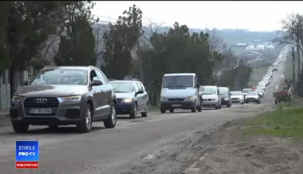 Protest al șoferilor din Botoșani. De ce au blocat traficul din oraș