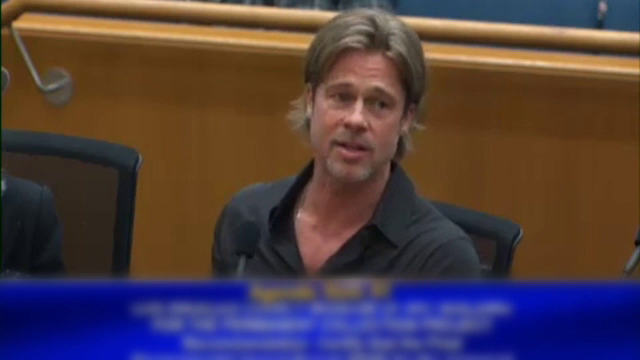 Brad Pitt, „certat” de un oficial al primăriei din LA: „Vă rog să încheiați”