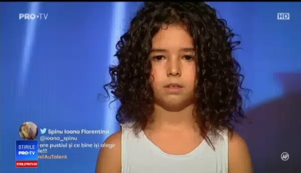Moment fabulos la ”Românii au talent”. La 8 ani, Aris a primit Golden Buzz: ”E Mowgli al nostru”