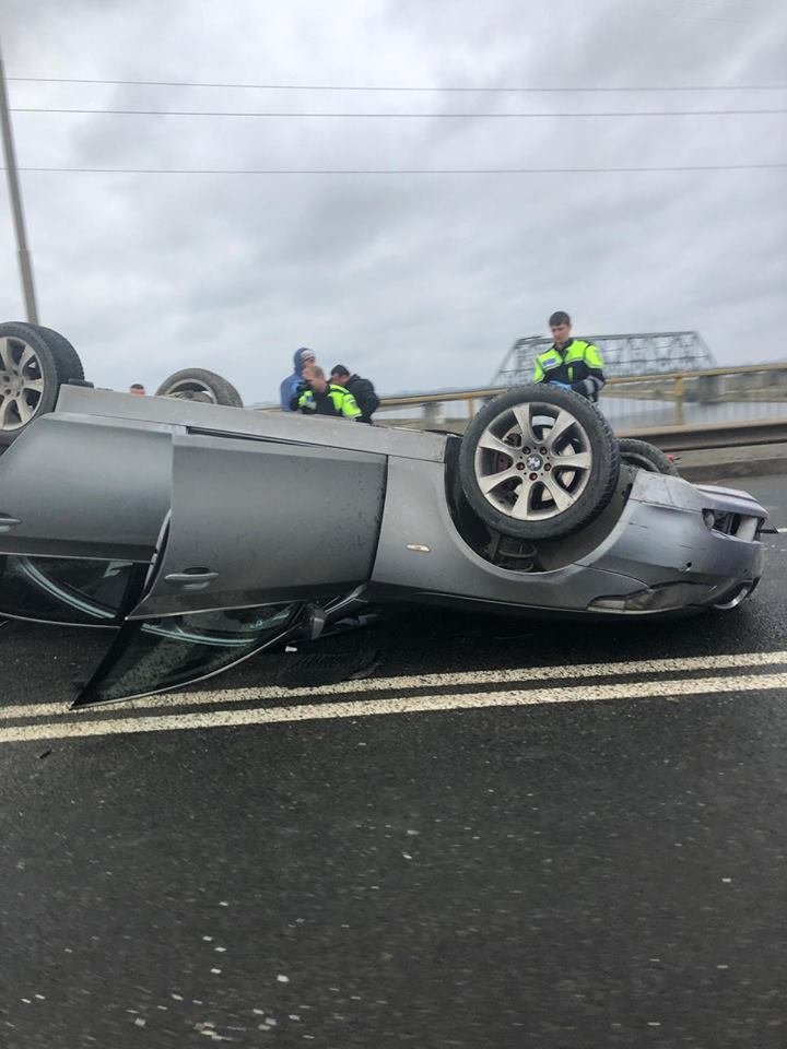 Accident grav la Ovidiu