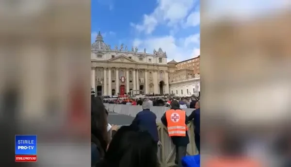 Momentul în care un migrant român a rostit „Rugăciunea universală” la Vatican