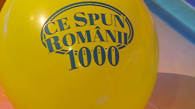 Ediție aniversară la "Ce spun Românii". Cum au fost sărbătorite cele 1000 de emisiuni