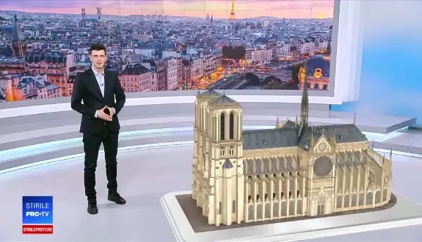 Cum a început incendiul de la Notre Dame și de ce a fost stins greu - REALITATE AUGMENTATĂ