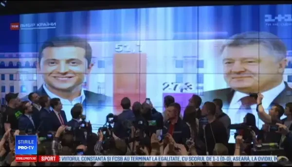 Comicul Volodimir Zelenski, ales preşedinte al Ucrainei. Care va fi primul său decret