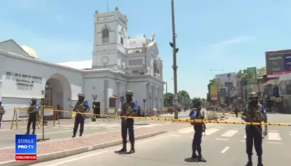 VIDEO după atentatele cu bombă din Sri Lanka