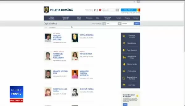500 de copii dispăruţi, căutați de ani buni de poliție. De ce s-a ajuns în această situație