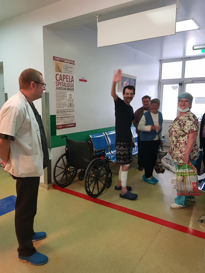 pacient cu arsuri grave, salvat in Brasov