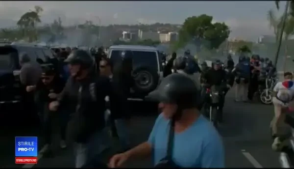 Situație tensionată la Caracas. Juan Guaido anunță sfârșitul regimului Maduro