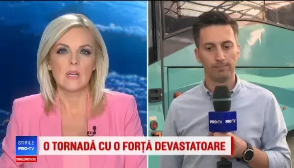 Autocarul din Călărași, târât 52 de metri de tornadă. Imagini filmate în interior