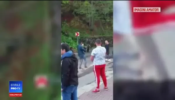 Apariţie neașteptată marți seara la un hotel de lângă barajul Vidraru. Greşeala turiştilor