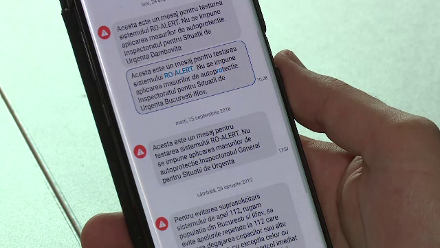 Motivul pentru care toţi românii vor primi în următoarele zile mesaje RO-ALERT