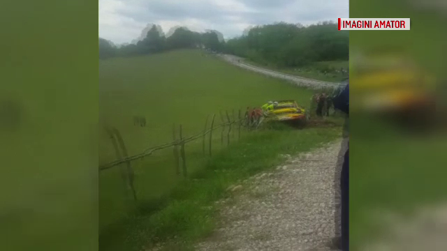 Accident la Raliul Argeşului cu maşina lui Titi Aur. Ce a păţit copilotul