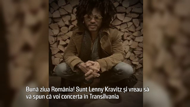 Lenny Kravitz va concerta, luni, în Cluj-Napoca. Mesajul artistului pentru fani